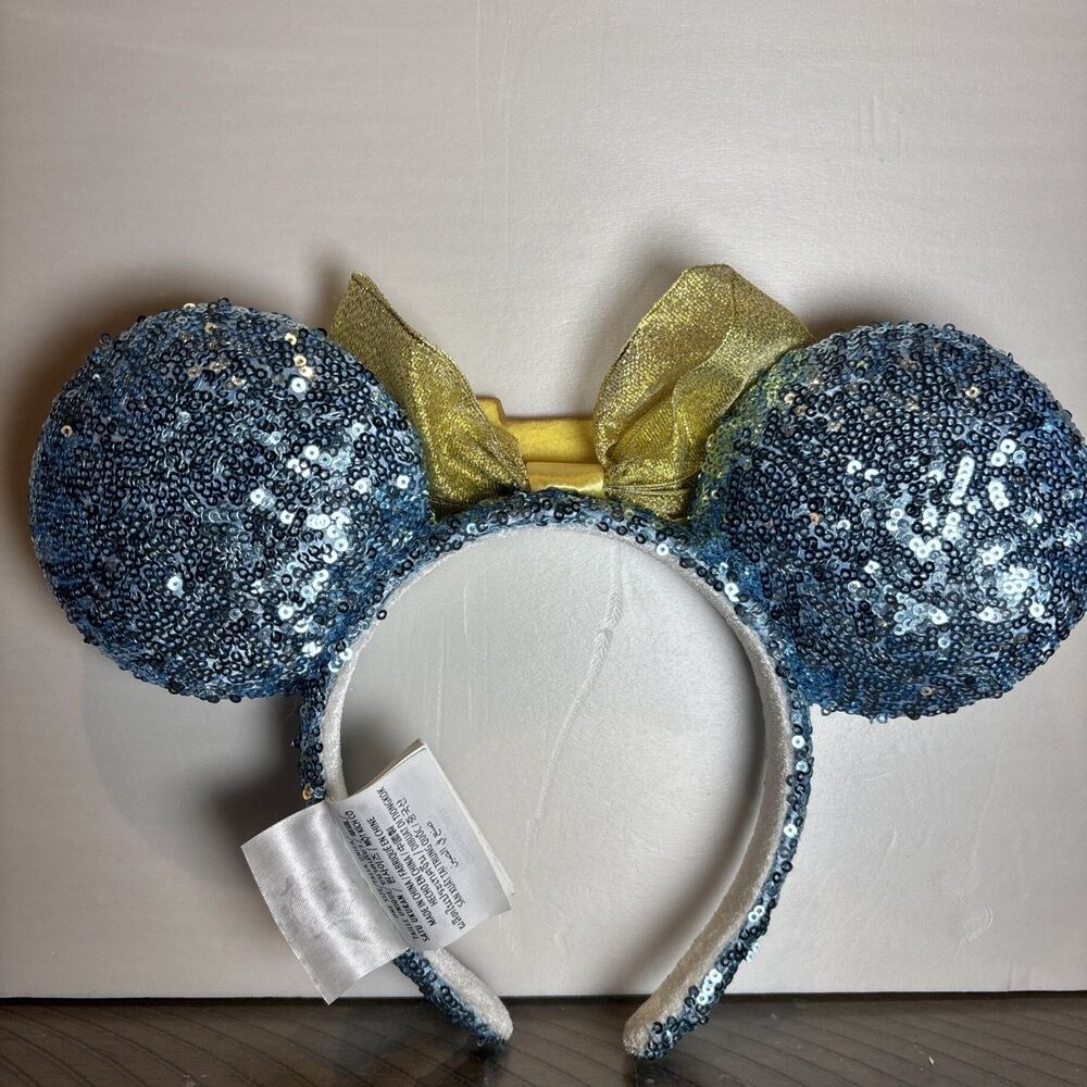 Disney Parks Disneyland Marquee Sign Happiest Place Mickey Ears Edition Headband - Picture 2 of 3